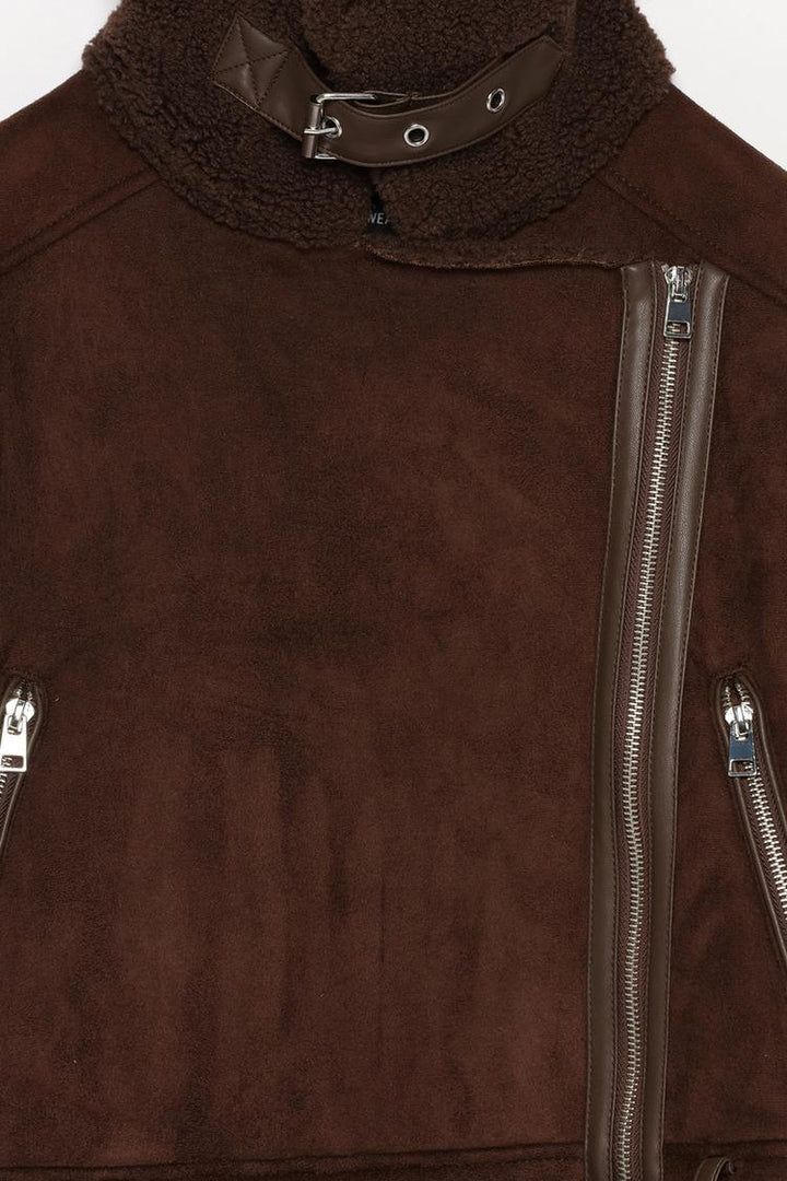 DOUBLE-FACED CROSSOVER JACKET