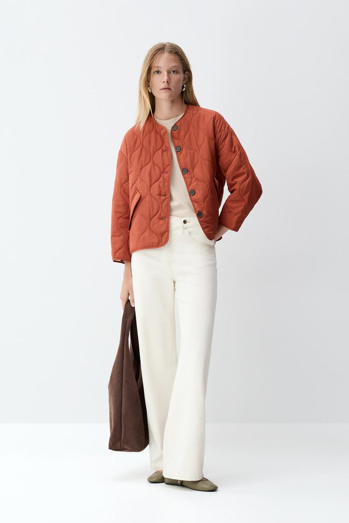 SIMPLE QUILTED JACKET