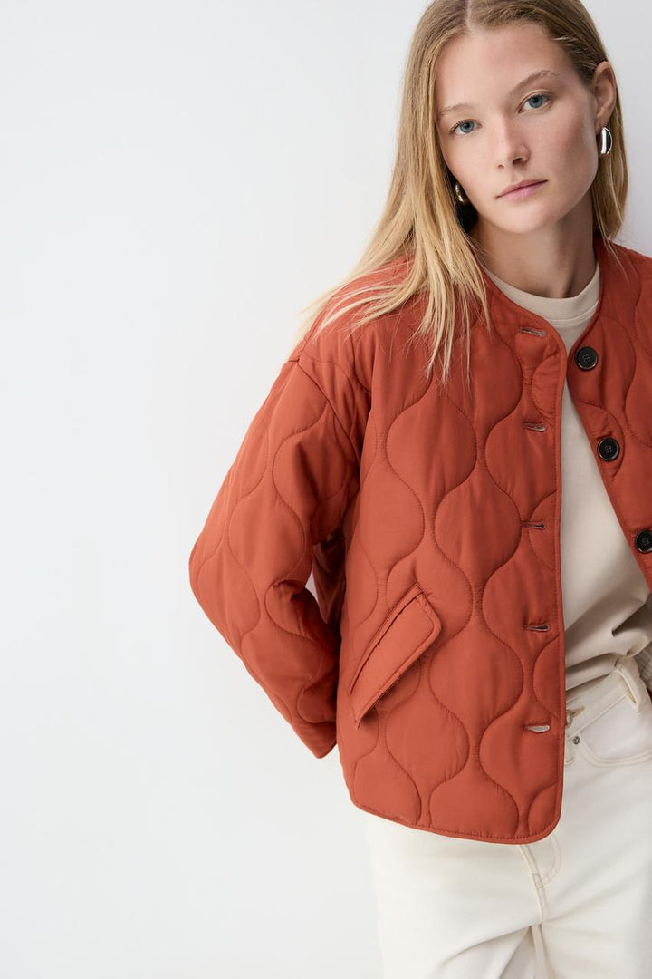 SIMPLE QUILTED JACKET