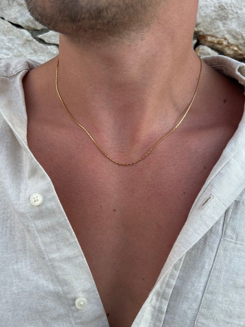 WIRE CHAIN | 18K GOLD