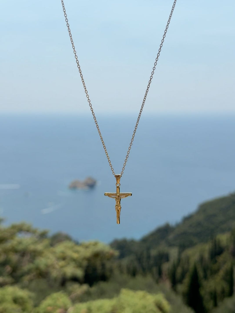 CRUCIFIX CHAIN | 18K GOLD