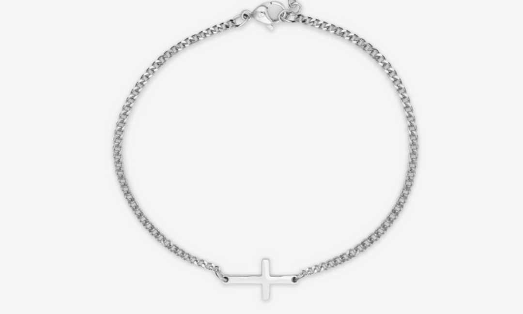 CROSS BRACELET | SILVER