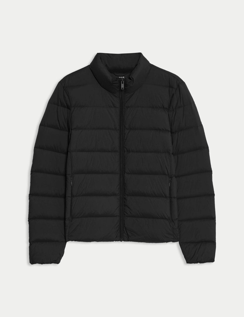 Black puffer jacket for women

