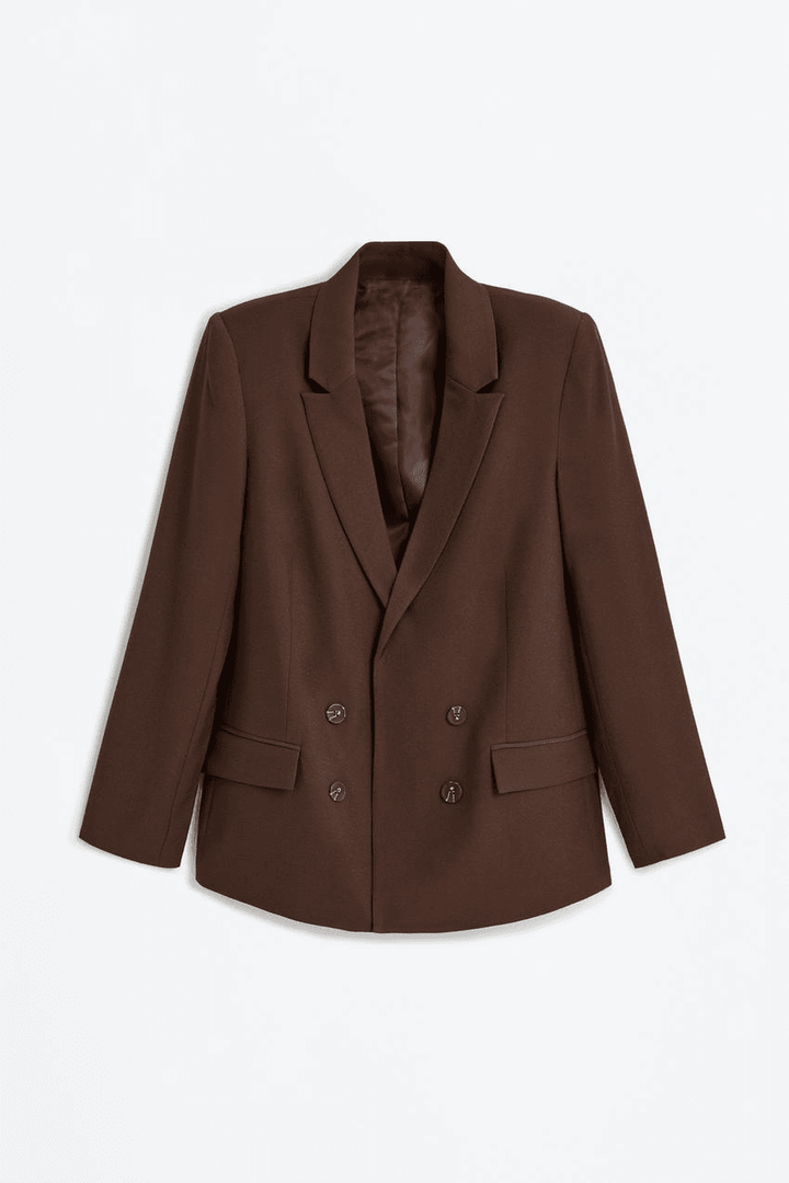 Brown blazer for women

