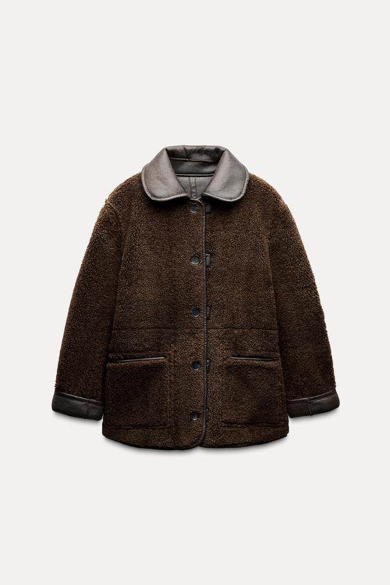 Product view showing other side of reversible coat

