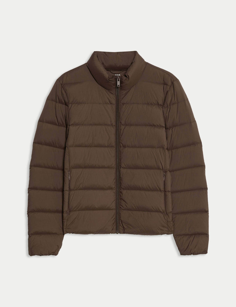 Brown puffer jacket for women

