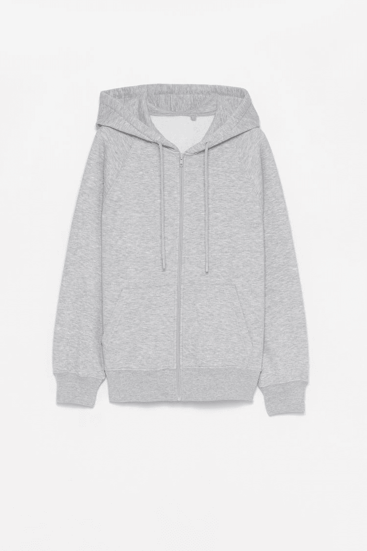 Grey hooded jacket for women

