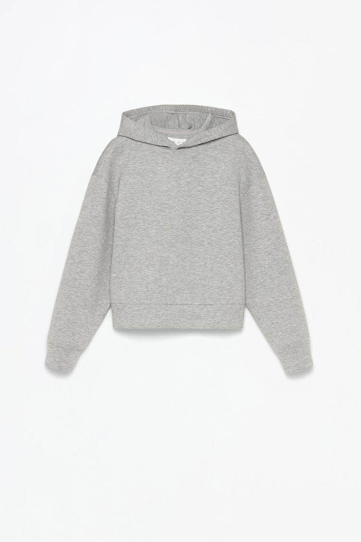 Grey tracksuit hoodie for women

