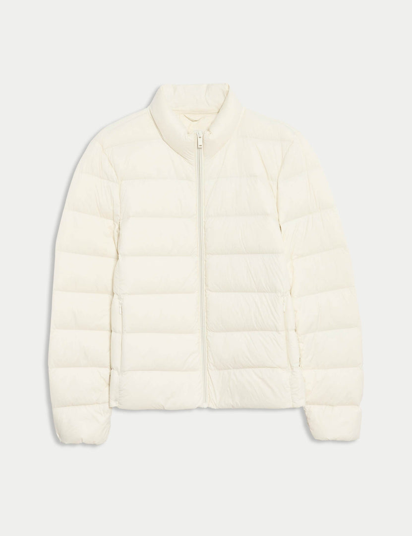 White puffer jacket for women

