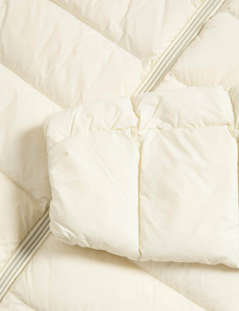 White puffer jacket for women

